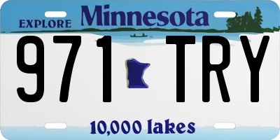 MN license plate 971TRY