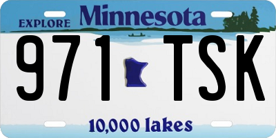 MN license plate 971TSK