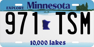 MN license plate 971TSM