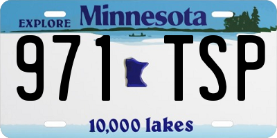 MN license plate 971TSP
