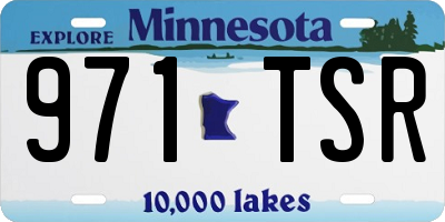 MN license plate 971TSR