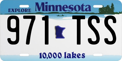 MN license plate 971TSS