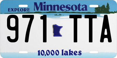MN license plate 971TTA