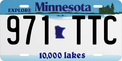 MN license plate 971TTC