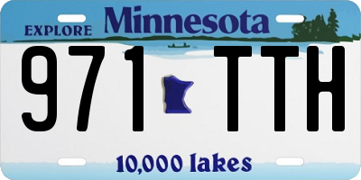 MN license plate 971TTH