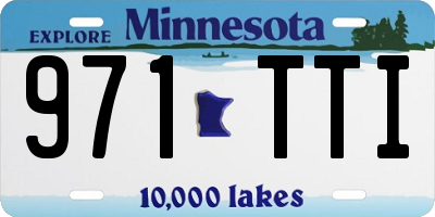 MN license plate 971TTI