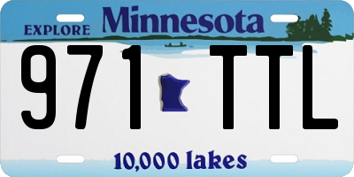 MN license plate 971TTL