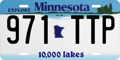 MN license plate 971TTP