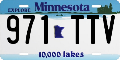 MN license plate 971TTV