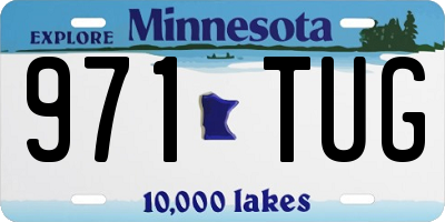 MN license plate 971TUG
