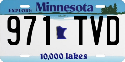 MN license plate 971TVD