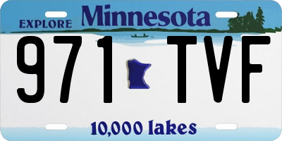 MN license plate 971TVF