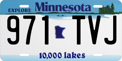 MN license plate 971TVJ