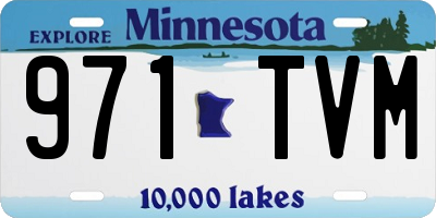 MN license plate 971TVM