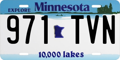 MN license plate 971TVN
