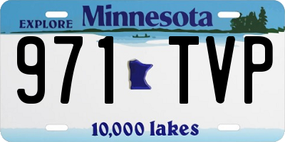 MN license plate 971TVP