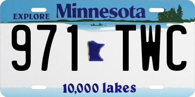 MN license plate 971TWC