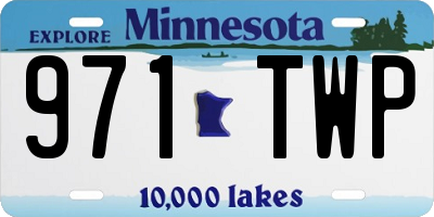 MN license plate 971TWP