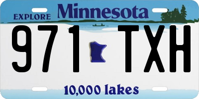 MN license plate 971TXH