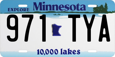 MN license plate 971TYA