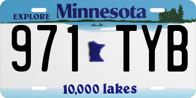 MN license plate 971TYB