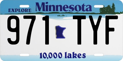MN license plate 971TYF