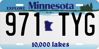 MN license plate 971TYG