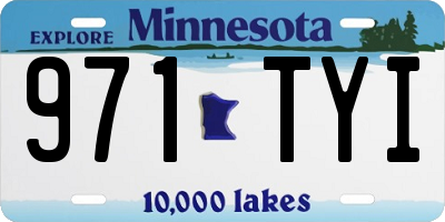 MN license plate 971TYI