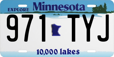 MN license plate 971TYJ