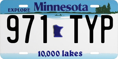 MN license plate 971TYP