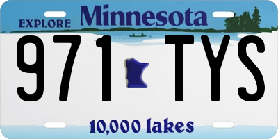 MN license plate 971TYS