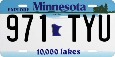 MN license plate 971TYU