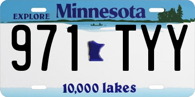 MN license plate 971TYY