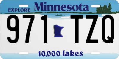 MN license plate 971TZQ