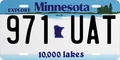 MN license plate 971UAT