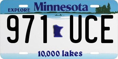 MN license plate 971UCE