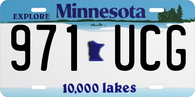 MN license plate 971UCG