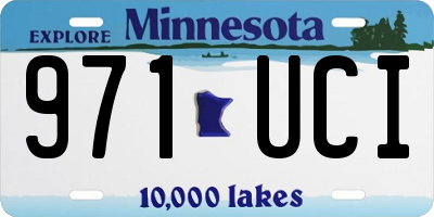 MN license plate 971UCI