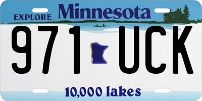 MN license plate 971UCK