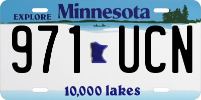 MN license plate 971UCN