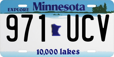 MN license plate 971UCV