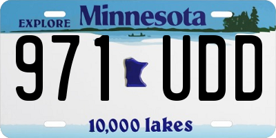MN license plate 971UDD