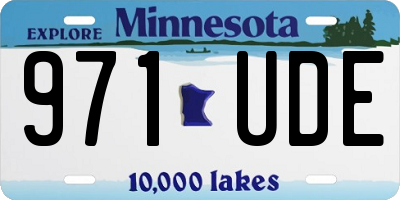 MN license plate 971UDE
