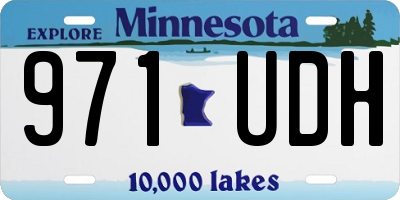 MN license plate 971UDH