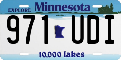 MN license plate 971UDI