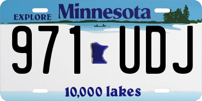 MN license plate 971UDJ