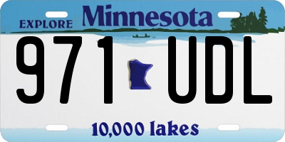 MN license plate 971UDL