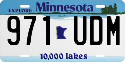 MN license plate 971UDM