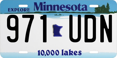 MN license plate 971UDN