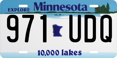 MN license plate 971UDQ